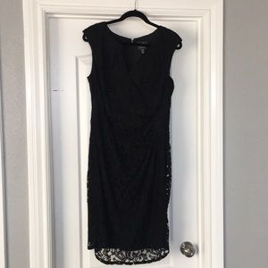 Black lace dress